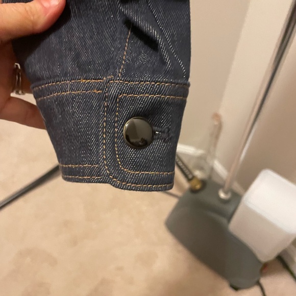 NWT J. Crew Denim Lady coat in Stay Navy Wash - 30% of a Re-imagined fabric - Picture 14 of 14